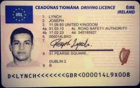 Drivers license in Ireland