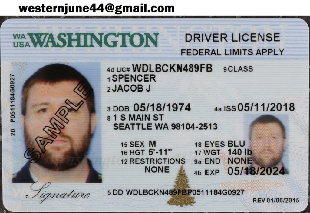 Buy Washington driver's license without the need to pass the knowledge or road test