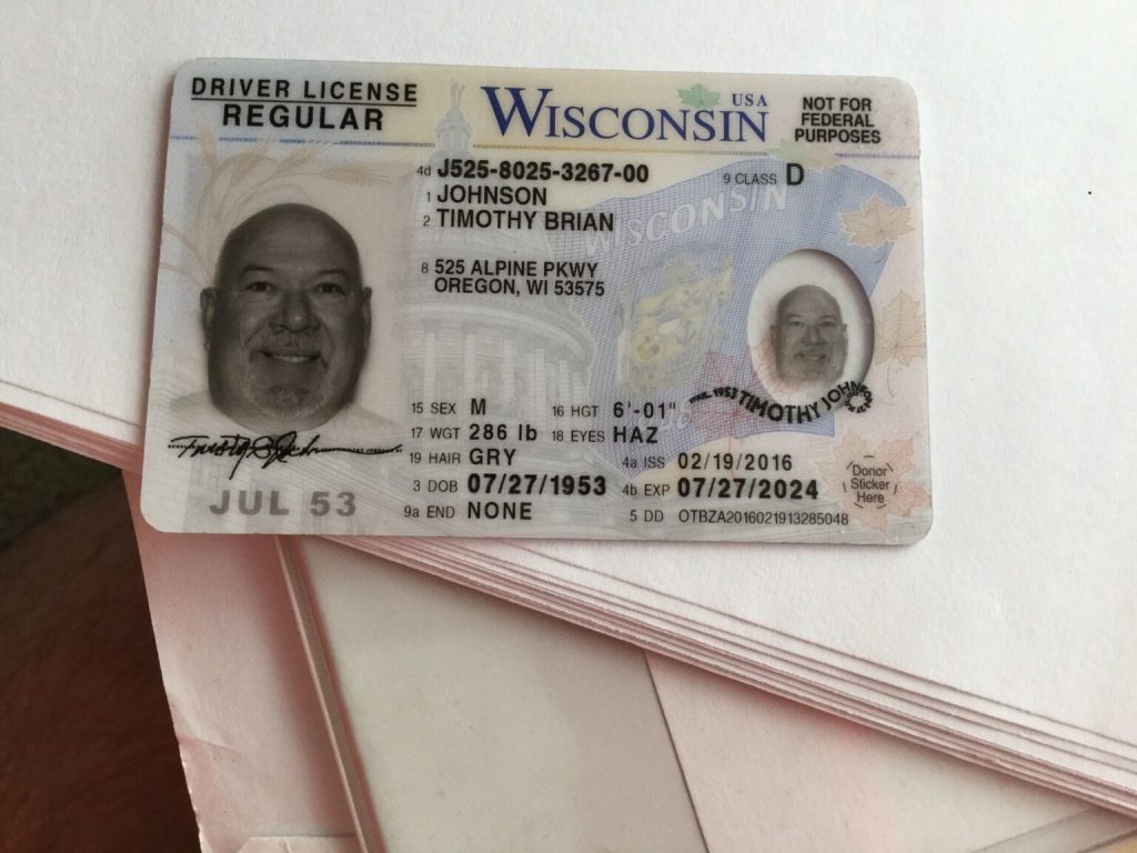 Buy Wisconsin driver's license